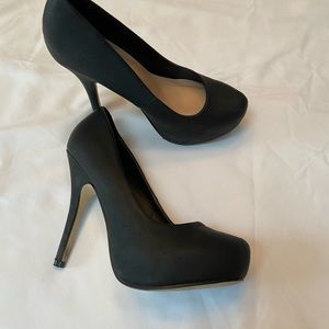 Black 5” heels